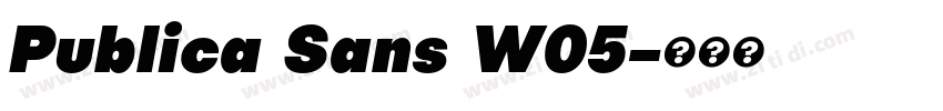 Publica Sans W05字体转换
